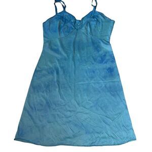 Aristocraft Women's Slip Dress Night Gown Sleepwear Vintage Blue Size 40
